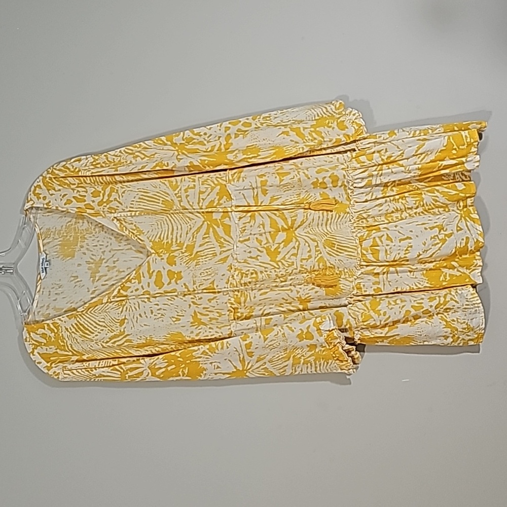 Yellow swimsuit cover up